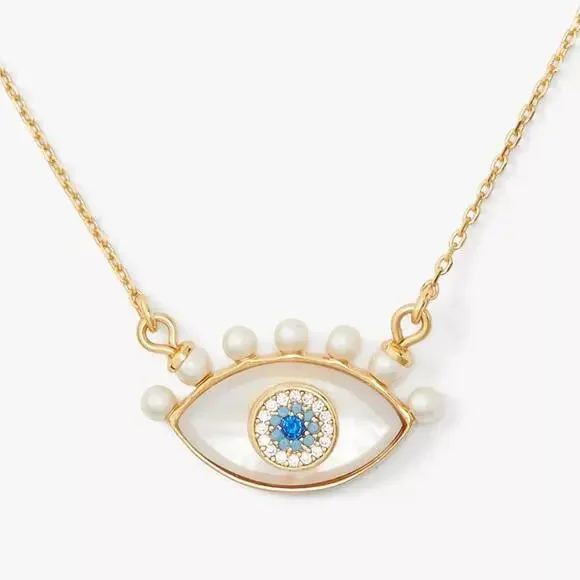 Kate Spade Evil Eye Pendant Necklace - Picture 4 of 6